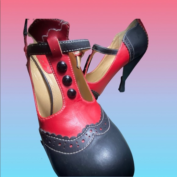 Kitten D’ Armour Shoes - Kitten D’Amore Sexy Siren Veronique dark red Heels 6.5